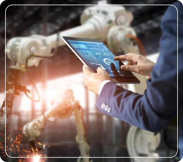 Operator monitoring connected systems on a tablet